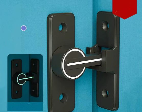 Door lock, anti-theft door latch