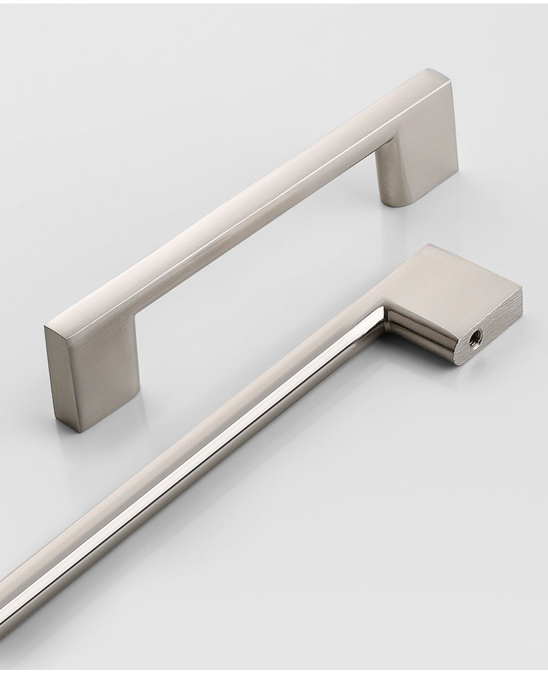Cross-border supply of modern wardrobe door long handle simple aluminum alloy door handle