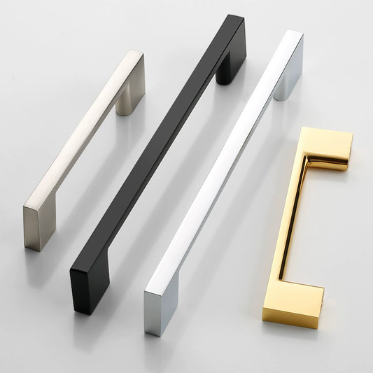 Cross-border supply of modern wardrobe door long handle simple aluminum alloy door handle