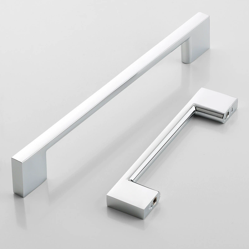 Cross-border supply of modern wardrobe door long handle simple aluminum alloy door handle